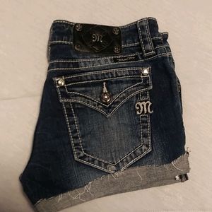 Miss me cut off jean shorts